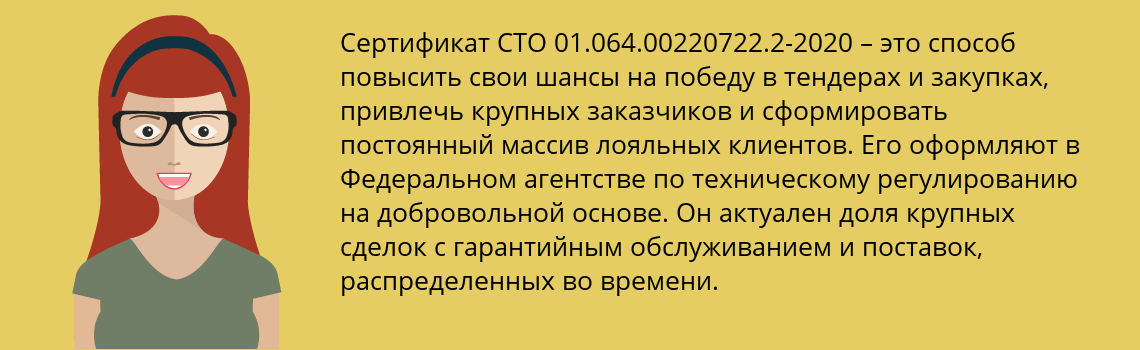 Получить сертификат СТО 01.064.00220722.2-2020 в Ядрин